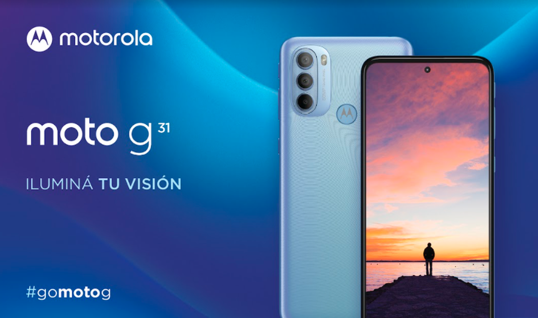 Llegó el nuevo Moto g31: precio razonable y batería para todo el día