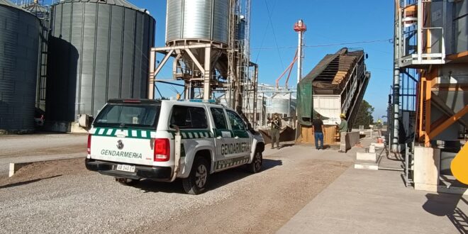 Incautaron dos camiones que transportaban 117 toneladas de soja en negro