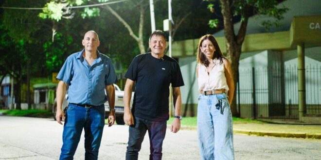 De las luces naranjas a las blancas: la Municipalidad iluminó con led un amplio sector de barrio Norte