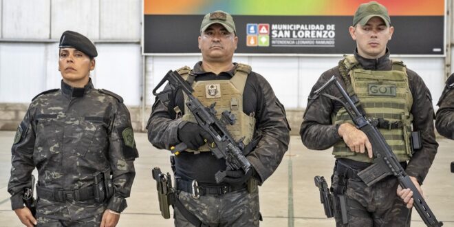 Se incorporaron 50 nuevos agentes a la Unidad Regional XVII de San Lorenzo